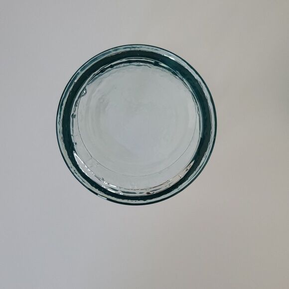 Teavana Recycled Drinking Glass Tumbler Cold Cup with Straw Spain - Picture 6 of 9